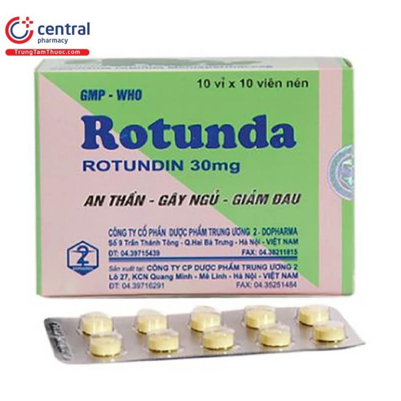 Thu hồi thuốc Rotunda do không đạt tiêu chuẩn chất lượng