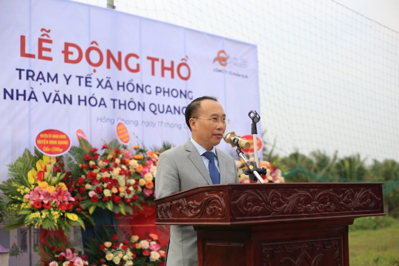 Ông Bùi Trọng Tấn – Chủ tịch HĐQT Công ty Cổ phần KLB, người con của quê hương Hồng Phong