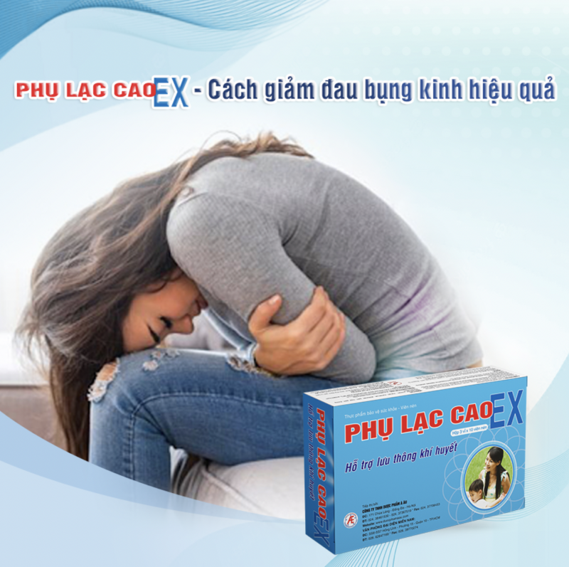 Phụ Lạc Cao EX - Giải pháp giảm đau bụng kinh an toàn, hiệu quả tại nhà