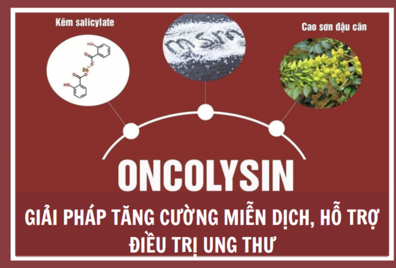 Oncolysin - Giải pháp tăng cường miễn dịch, hỗ trợ điều trị u bướu
