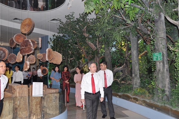 Sau buổi lễ, đoàn đại biểu tham quan Bảo tàng tỉnh Bà Rịa - Vũng Tàu