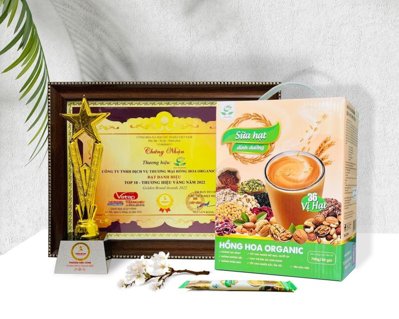 Thực phẩm dinh dưỡng Hồng Hoa Organic Care - tiện ích, giầu chất dinh dưỡng