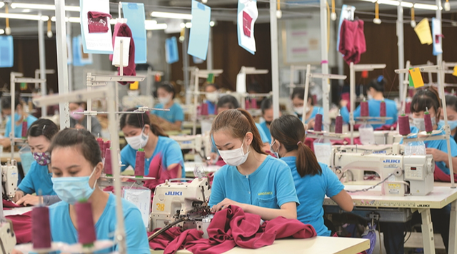 Năm 2023 ngành dệt may đặt mục tiêu xuất khẩu đạt 47-48 tỷ USD. Ảnh: Báo Công Thương