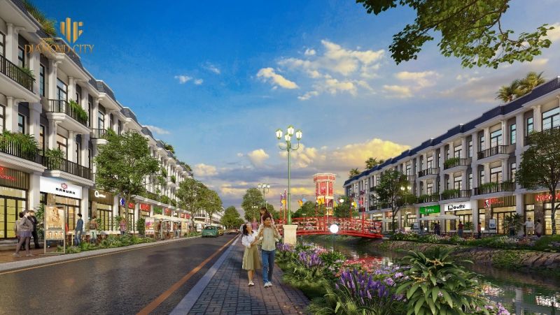 Vị trí “đắt giá” của The Diamond City mở ra cơ hội kinh doanh không giới hạn dành cho nhà đầu tư