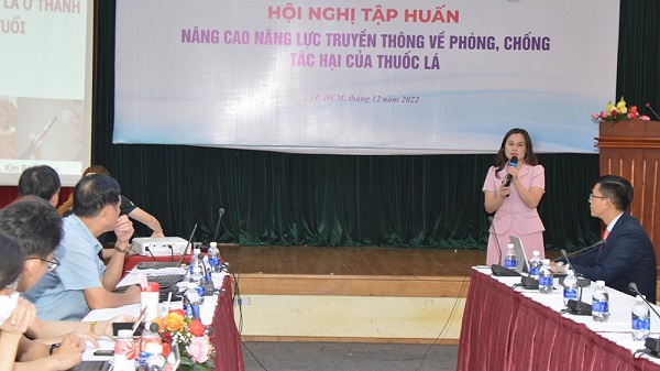 Hội nghị tập huấn nâng cao năng lực truyền thông về phòng, chống tác hại của thuốc lá