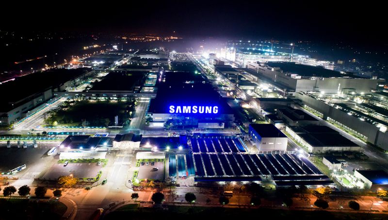 Samsung tại Việt Nam. Ảnh internet