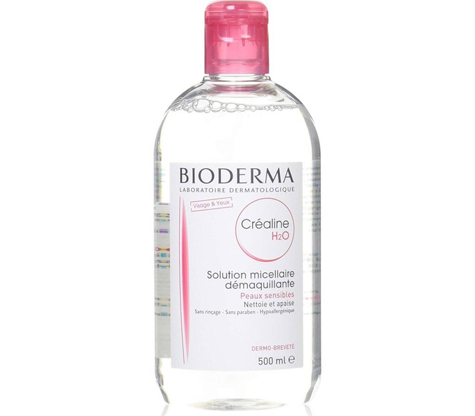 Sản phẩm mỹ phẩm Bioderma Crealine H2O Solution Micellaire 500ml. (Ảnh: Nguồn Internet)