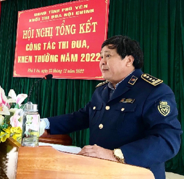 Ông Huỳnh Trang phát biểu tại Hội nghị