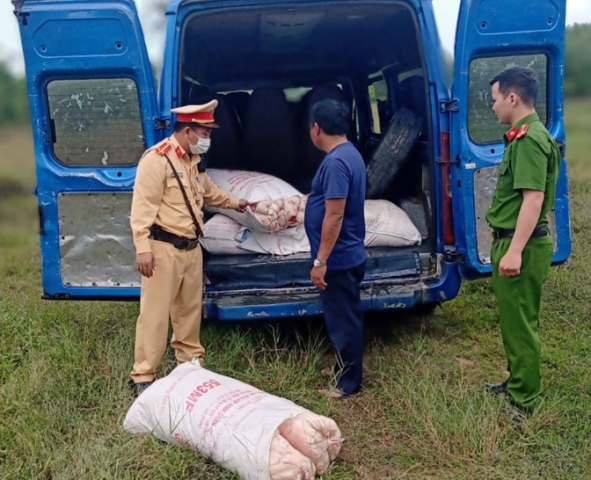 Quảng Nam liên tiếp bắt giữ các trường hợp vận chuyển mỡ động vật không rõ nguồn gốc