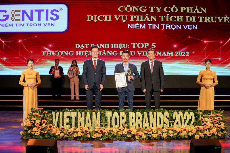 Ông Đỗ Mạnh Hà, Tổng giám đốc GENTIS nhận danh hiệu TOP 5 Thương hiệu hàng đầu Việt Nam