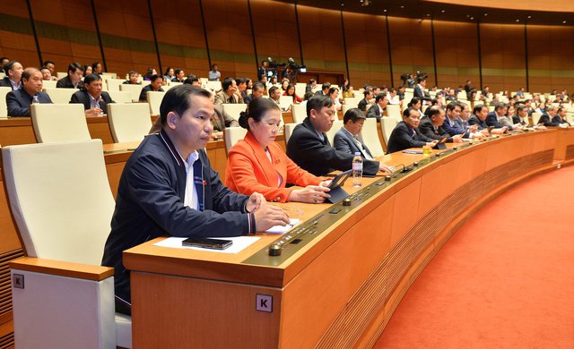 Các ĐBQH tham gia Kỳ họp bất thường lần thứ 2, Quốc hội khóa XV.