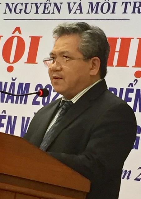 Ông Huỳnh Quang Vinh trình bày Báo cáo về tình hình thực hiện nhiệm vụ của Sở TN&MT Bình Định năm 2022 và phương hướng nhiệm vụ năm 2023. Ông Huỳnh Quang Vinh trình bày Báo cáo về tình hình thực hiện nhiệm vụ của Sở TN&MT Bình Định năm 2022 và phương hướng nhiệm vụ năm 2023.