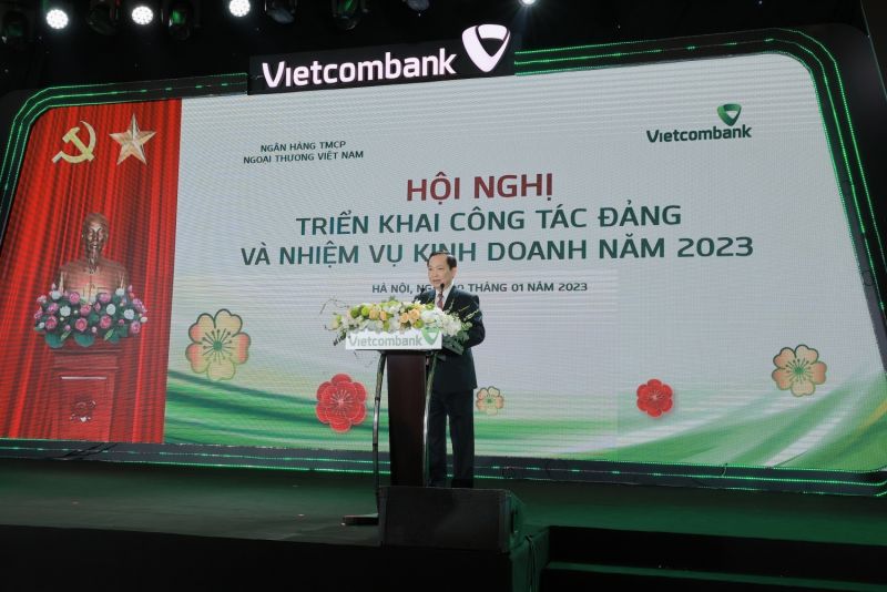 Đ/c Đào Minh Tú - Phó Bí thư Ban cán sự Đảng, Phó Thống đốc Thường trực Ngân hàng Nhà nước (NHNN) Việt Nam phát biểu tại Hội nghị