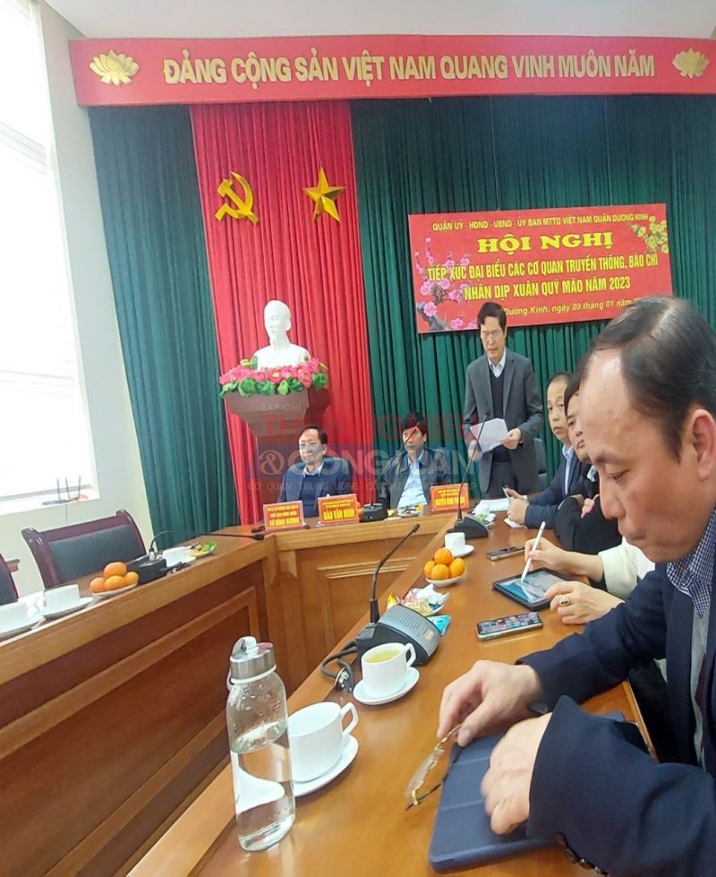 Ông Nguyễn Minh Phương - Phó Bí thư Quận ủy, Chủ tịch UBND quận Dương Kinh, TP. Hải Phòng thông tin kết quả, thành tích năm 2022