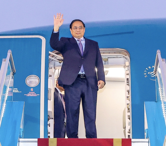 Đây là chuyến thăm chính thức đầu tiên của Thủ tướng Chính phủ Phạm Minh Chính đến Cộng hòa Dân chủ Nhân dân Lào; cũng là chuyến công tác nước ngoài đầu tiên của Thủ tướng trong năm 2023 - Ảnh VGP/Nhật Bắc