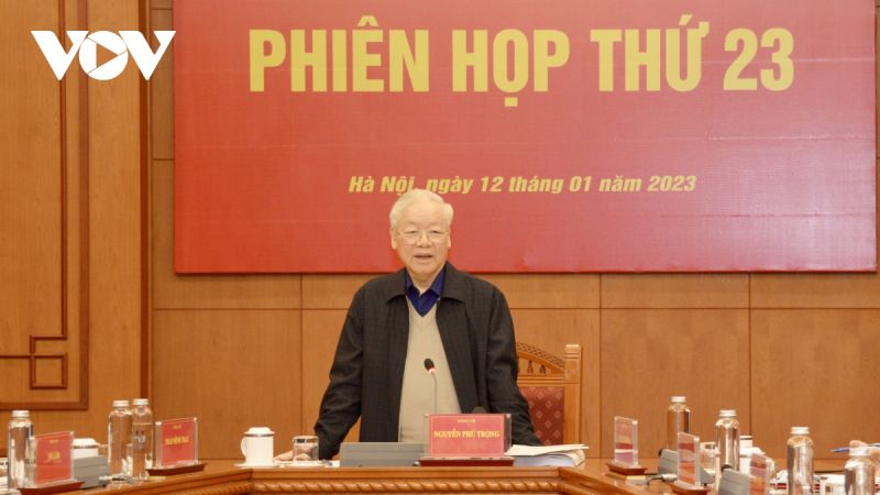 Tổng Bí thư Nguyễn Phú Trọng chủ trì phiên họp
