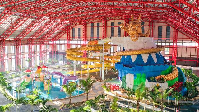 Một góc Khu vui chơi giải trí phức hợp Water Park 365.