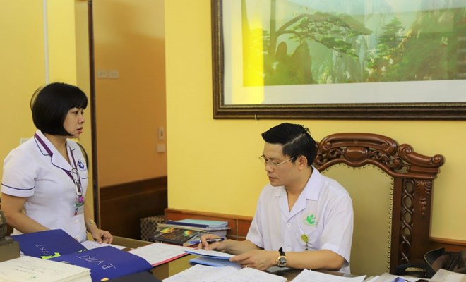 Ông Nguyễn Duy Ánh Giám đốc BV Phụ sản Hà Nội vừa được Sở Y tế Hà Nội làm hồ sơ bổ nhiệm lần 3