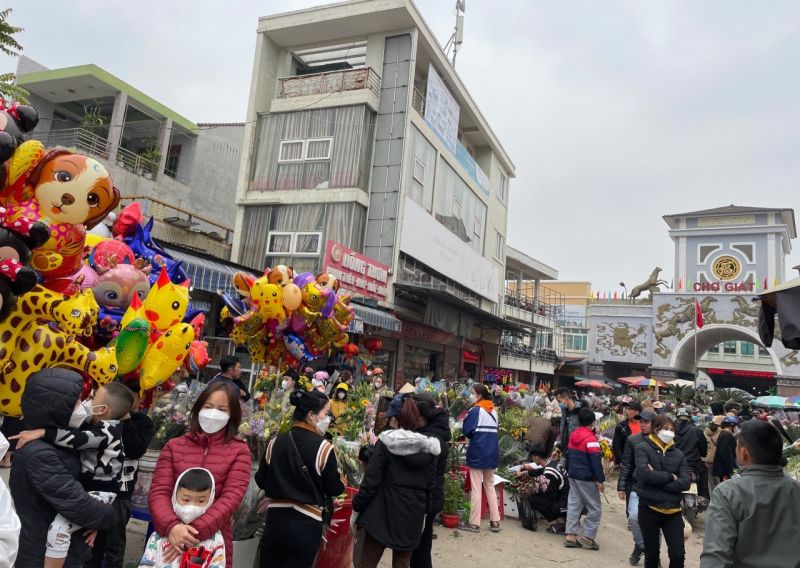 Người dân trên địa bàn huyện Quỳnh Lưu - Nghệ An tập trung chợ huyện sắm Tết