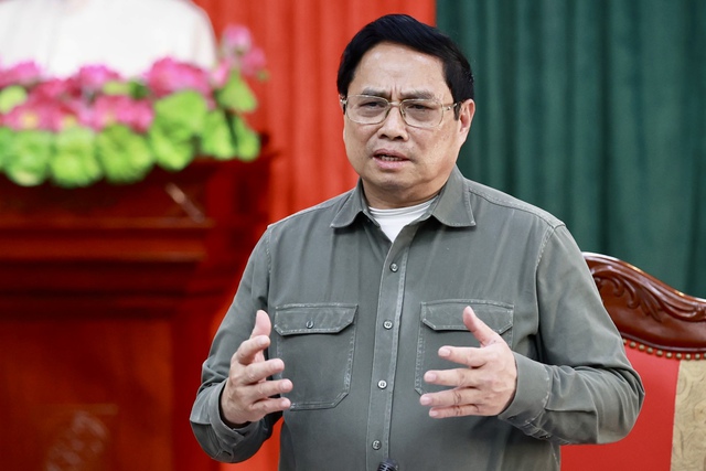 Thủ tướng yêu cầu hHoàn thành dứt điểm, bảo đảm tiến độ, chất lượng tuyến cao tốc Tuyên Quang-Phú Thọ - Ảnh: VGP/Nhật Bắc