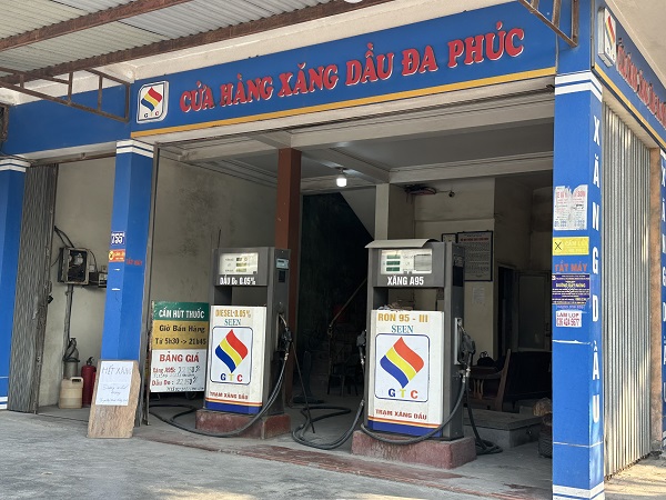 Cửa hàng xăng dầu Đa Phúc thuộc Công ty TNHH Phú Khánh