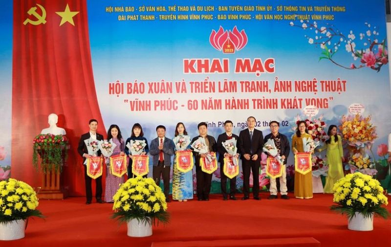 Khai mạc Hội báo Xuân Vĩnh Phúc 2023