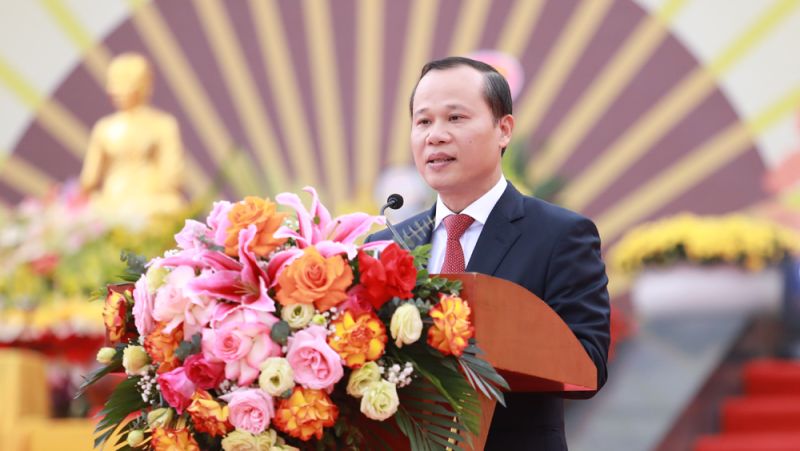 Ông Mai Sơn, Phó Chủ tịch Thường trực UBND tỉnh Bắc Giang phát biểu khai mạc