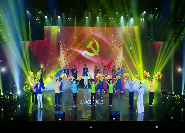 Chương trình nghệ thuật chào mừng 93 năm ngày thành lập Đảng cộng sản Việt Nam.