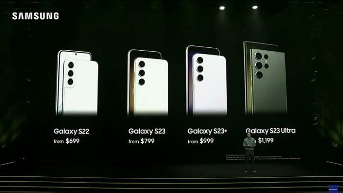 Samsung công bố giá các dòng Galaxy S23 tại sự kiện Unpacked.