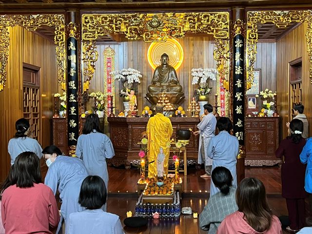 Lễ cầu an tại Trung tâm tương tế Thiện Tài ( Khu đô thị sinh thái Golden Hills), Q. Liên Chiểu, TP. Đà Nẵng