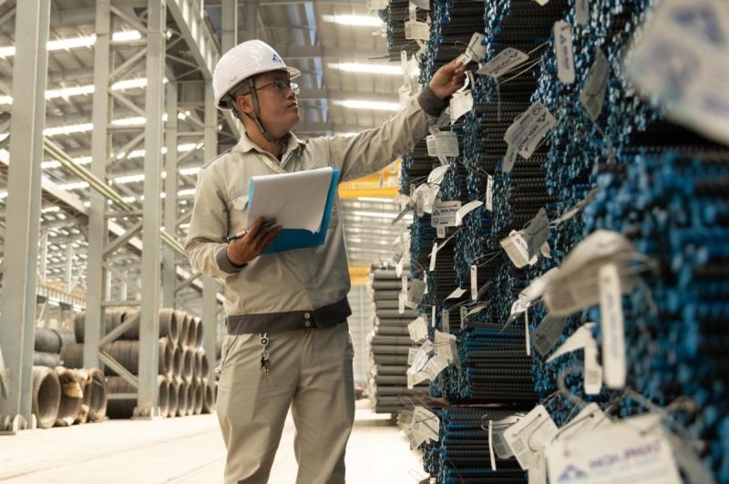 Đầu năm 2023, Hòa Phát bán ra thị trường 402.000 tấn thép