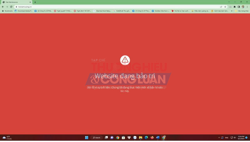 Địa chỉ website b&aacute;n sản phẩm thực phẩm bảo vệ sức khỏe Bổ Nam Vương hiện tại đ&atilde; bị kh&oacute;a