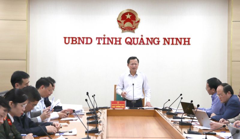 Cuộc họp báo cáo thực hiện công trình kỉ niệm 60 năm ngày thành lập tỉnh Quảng Ninh