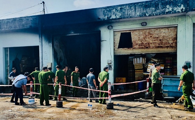 Cơ quan chức năng đang xử l&yacute; vụ hoả hoạn.
