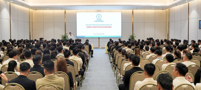 Năm 2023, THACO INDUSTRIES đặt mục tiêu tổng doanh thu hơn 20.000 tỷ đồng
