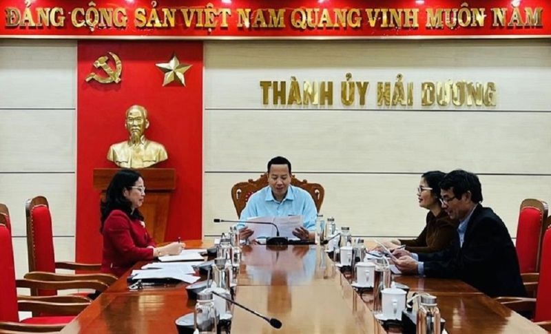 Ủy ban Kiểm tra Thành ủy Hải Dương đã xem xét, thi hành kỷ luật ông Lê Quốc Thịnh