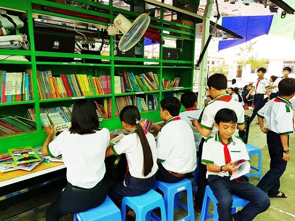 Các hoạt động hưởng ứng Ngày Sách và Văn hóa đọc Việt Nam lần thứ 2 năm 2023 được tổ chức bắt đầu từ tháng 3 đến hết tháng 4. Ảnh: Dương Hoàng Giang.