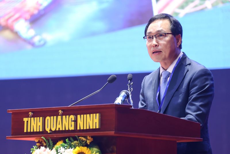 Ông Choi Joo Ho, Tổng giám đốc Tổ hợp Samsung Việt Nam: Chúng tôi sẽ luôn là đối tác tin cậy của Chính phủ Việt Nam trên hành trình vươn tới thành công và thịnh vượng chung. Ảnh VGP/Nhật Bắc