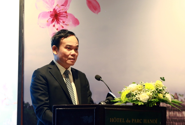 Phó Thủ tướng Trần Lưu Quang tham dự và phát biểu định hướng thảo luận tại Diễn đàn kinh tế Việt Nam-Nhật Bản 2023 - Ảnh: VGP/Hải Minh