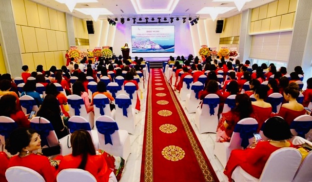Quang cảnh Hội nghị Tổng kết hoạt động Hội Nữ doanh nhân tỉnh Bình Định năm 2022.