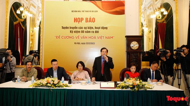 Bộ VHTTDL công bố các sự kiện kỷ niệm 80 năm ra đời Đề cương về văn hóa Việt Nam năm 1943