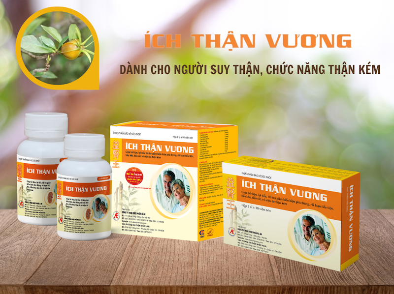 Thực phẩm bảo vệ sức khỏe Ích Thận Vương giúp cải thiện suy thận hiệu quả