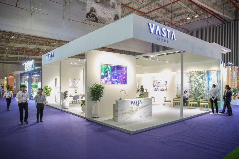 Hawa Expo 2023 là triển lãm đầu tiên mà thương hiệu Vasta Stone tham gia tại thị trường Việt Nam.
