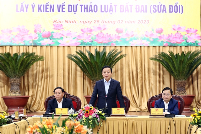 Phó Thủ tướng Trần Hồng Hà nhấn mạnh ý nghĩa quan trọng của việc thiết lập xây dựng cơ sở dữ liệu đất đai thống nhất, tập trung, đa mục tiêu, lập 