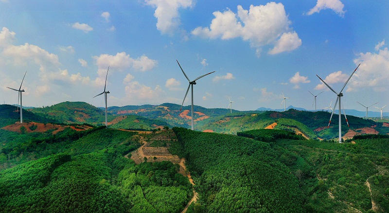 phát triển tài nguyên gió thành năng lượng