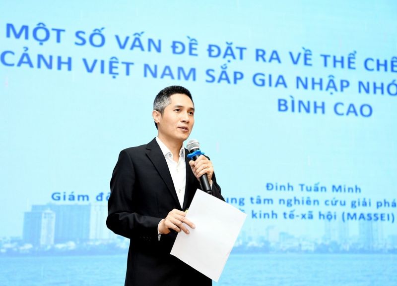 TS. Đinh Tuấn Minh, Giám đốc Trung tâm nghiên cứu giải pháp thị trường cho các vấn đề kinh tế - xã hội (MASSEI)