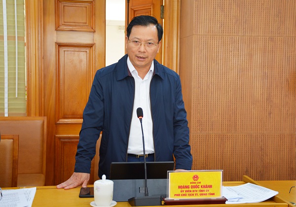 Đồng chí Hoàng Quốc Khánh, Ủy viên Ban Thường vụ Tỉnh ủy, Phó Chủ tịch Thường trực UBND tỉnh Lào Cai
