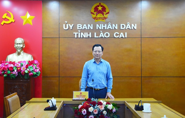 đồng chí Hoàng Quốc Khánh, Ủy viên Ban Thường vụ Tỉnh ủy, Phó Chủ tịch Thường trực UBND tỉnh Lào Cai