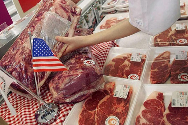 Trong tháng 1/2023, Việt Nam nhập khẩu gần tấn thịt từ Mỹ