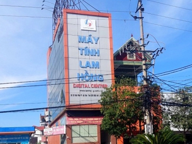 Trụ sở Công ty Cổ phần CNTT Lam Hồng tại TP Hà Tĩnh